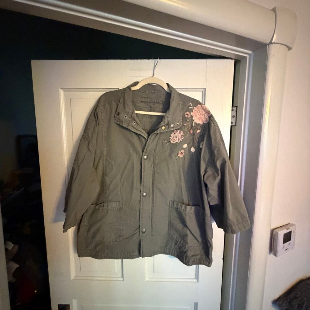 American Eagle Womens Millitary Style Jacket